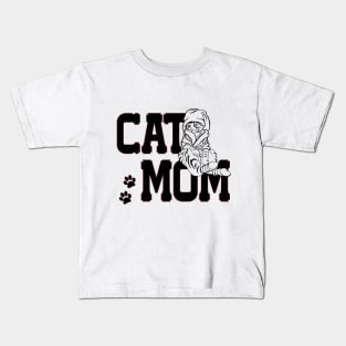 Cat Mom Kids T-Shirt